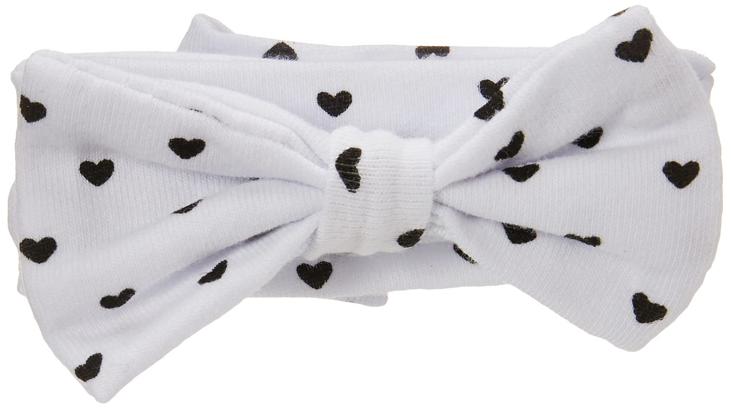 Hudson Baby Unisex Baby Headband And Socks Gift Set, Heart, 0-9 M