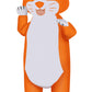 M Mh Zone Inflatable Cat Costume For Kids Funny Halloween Costumes Cosplay Fantasy Blow Up Costume Orange White