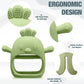 3 Pack Baby Teether Teething Toys for Babies 0-6 Months Baby Teething Toy Silicone Anti Dropping Infant Hand Teether Pacifiers W