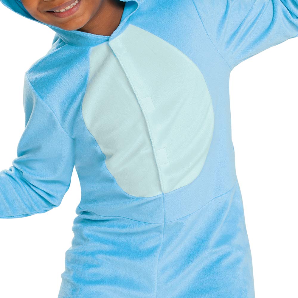 Sobble Pokemon Kids Costume, Official Pokemon Hooded Jumpsuit With Fin, Classic Size Small (4-6)