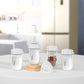 Gulicola Glass Breastmilk Storage Bottles, Wide Neck Breastmilk Collection Bottles, 5 Oz, 4 Pack - White