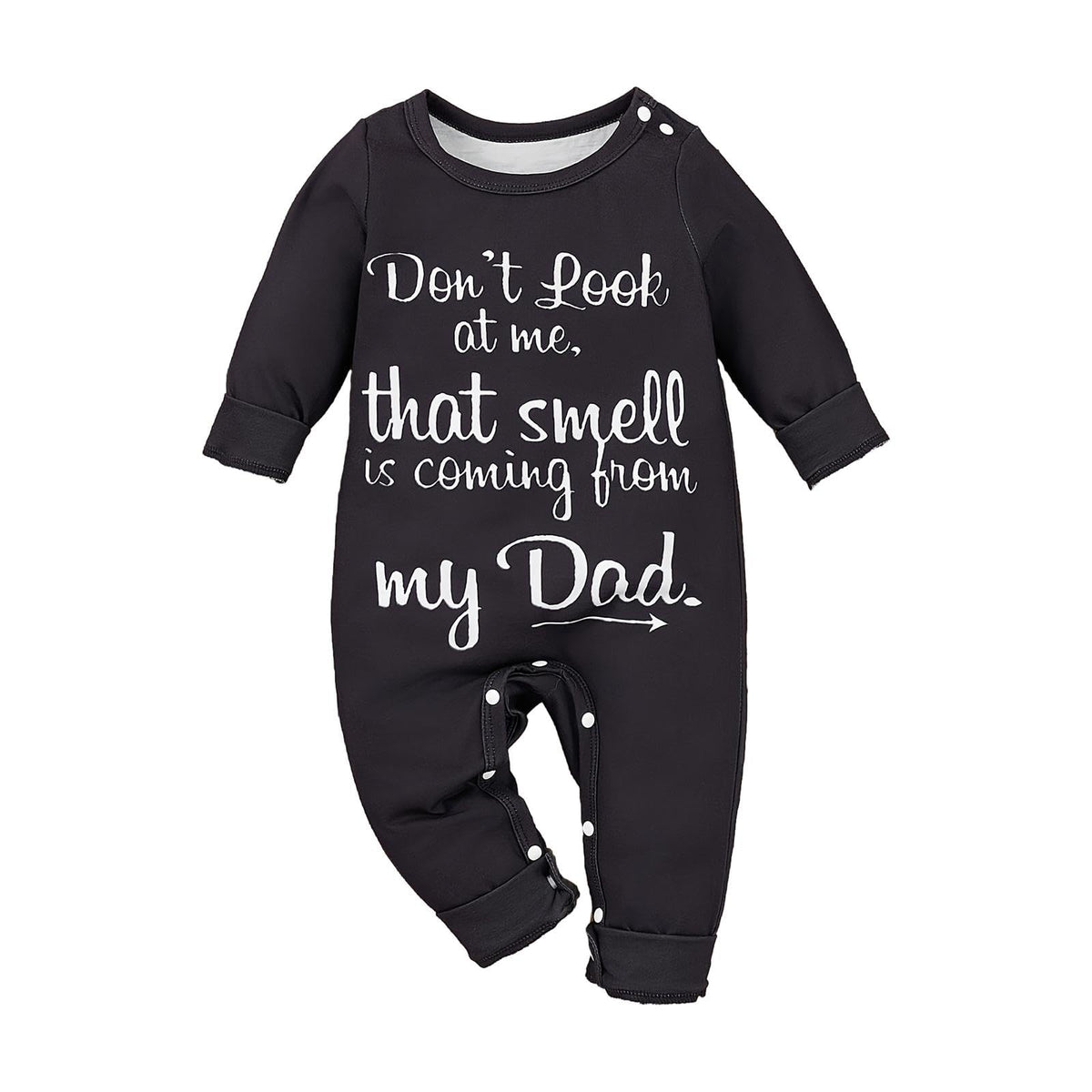 Merishopp Baby Bodysuit Letter Print Toddlers Coverall For Holiday Playwear Daily Wear 9 To 12 Months| Stylish Fashion Wear | Tr