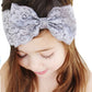 Koolgil Baby Girl'S Elegant Lace Bow Knot Headband Children'S Rhinestone Pearl Lace Headband For Birthday Party Photography (Pin