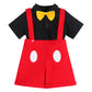 Baby Boys Halloween Christmas Costume Gentleman Bowtie Romper Bodysuit Suspenders Shorts Pants With Mouse Ears Headband First 1S