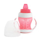 Munchkin Gentle Transition Sippy Trainer Cup, 4 Ounce, Pink