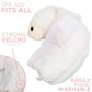 Xdemoda Seatbelt Pillow For Kids Travel - Dinosaur Seat Belt Cover & Cushion Pillow. Child Car Stuffed Plush Animal Travel Pillo