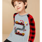 Valentine'S Day Shirt For Toddler Boy Girl Heart Love Train Buffalo Red Plaid Tshirt Kids Clothes Raglan Sleeve Tee Tops 4T