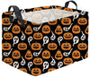 Sanjiaofen Rectangular Kids Basket,Halloween Basket.Cute Baskets for Girls, Pink Baskets with Handles.Books Bins,Gifts Box. (Pin