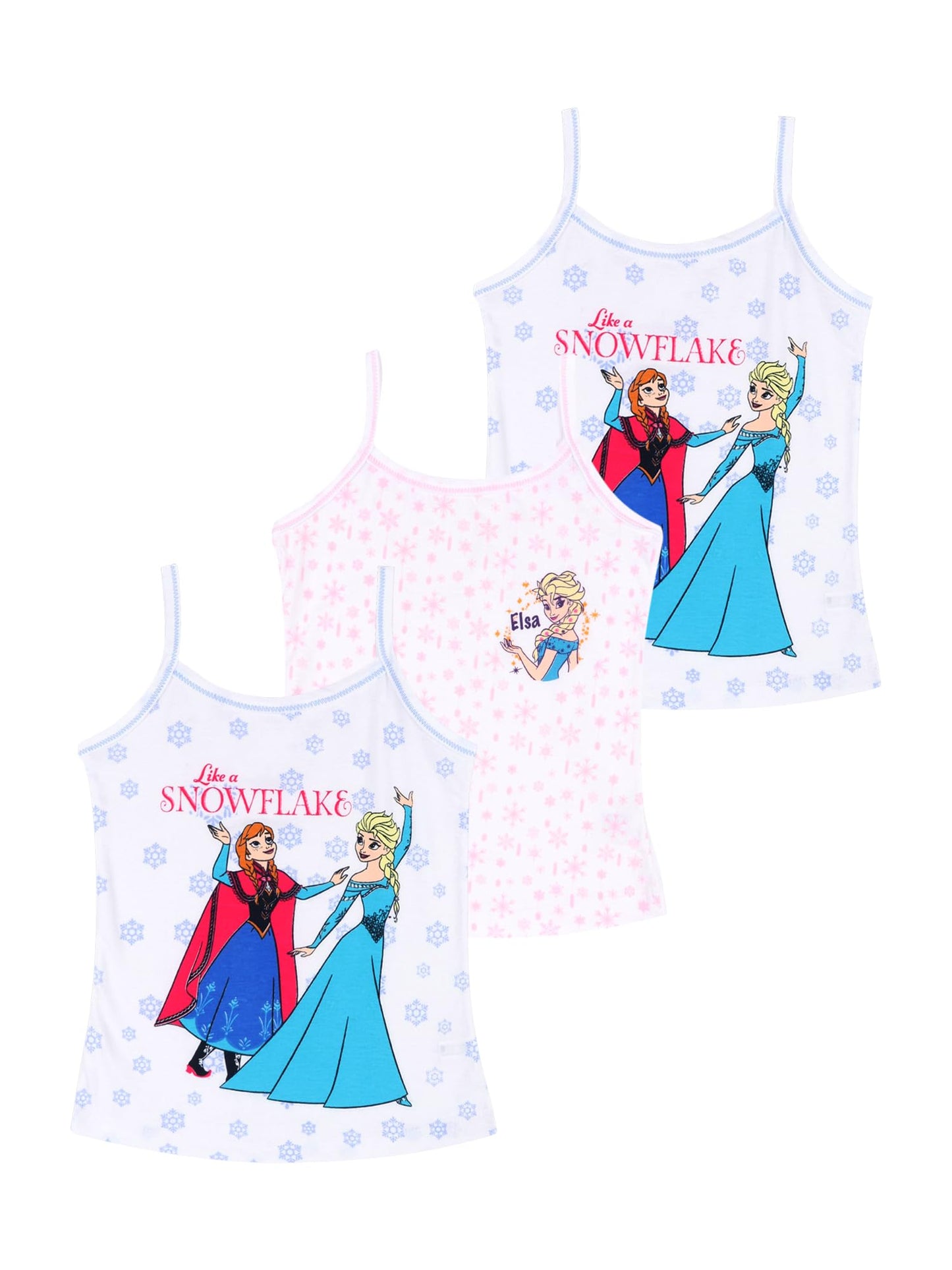BODYCARE Kids Girls Vest White Colored | 100% Cotton| Skin Friendly | Lightweight | Sleeveless Design | Pack of 3 Print