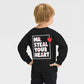 Gliglittr Toddler Baby Boy Valentines Day Sweatshirt Mr Steal Your Heart Long Sleeve Shirt Xoxo Crewneck Pullover Top Outfit (Bl