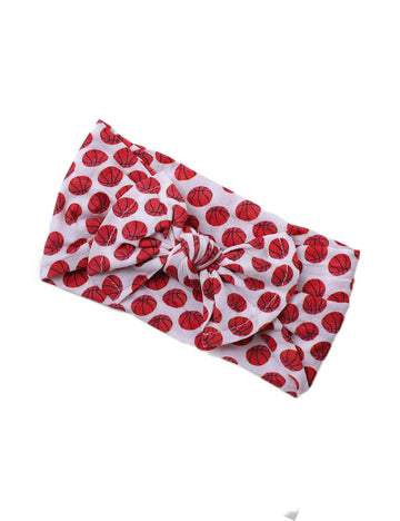 Baby Basketball Headband Turban Babies Basketball Bowknot Baby Basketballs Hair Band Bow BTB12 (A1, Free Size)