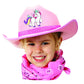 Unicorn Cowboy Hat With Bandanna Pink Sparkle