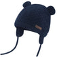 Duoyeree Kids Baby Hat Soft Warm Cable Knit Beanie Toddler Girl Fall Winter Hats Navy Blue