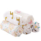 linenaffairs Baby Muslin 6 Layers Washcloths, Newborn Baby Face Towel Assorted Printed Reusable Wipes 11.5 * 11.5 Inch  Set of 
