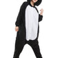 CANASOUR Peguin Onesie Kids Halloween Cosplay Costume Girls One Piece Pjs Anime Unisex Hoodie Pajamas Black For 5T Boys Party Py