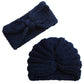 Syga BabyGirls Pack Of 2 Baby Cap & Headband Woolen Soft Stretchable Hat And Ears Warm Headband For Newborn Baby Winter Cap 03