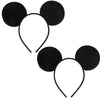 Fanyity 2 Pcs Mouse Ears Headband Hairs Accessories For Children Mom Baby Boys Girls Birthday Party Or Celebrations