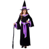 Dsplay Girl'S The Glamour Witch Dress Halloween Costumes (7-9Y, Purple)