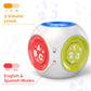 Talkfun Bilingual Cube Learning Toy for 1+ Year Old Boy Girl Gift, Musical Developmental Baby Toy 12-18 Month, Educational Toy f