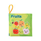 SAZ DEKOR Baby Bath Cloth Book Crinkle Paper Early Education for Kids Newborn Toddlers Style E|Baby Shower Gift Hamper|Baby Clot