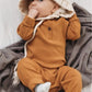 Eghunooy Baby Boy Girl Solid Color One Piece Romper Jumpsuit Outfits Clothes (0-3 Months) Yellow