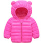 Wusenst Baby Boys Girls Winter Coats Hoods Light Puffer Down Jacket Outwear With Pockets