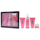 Ed Hardy Womens Perfume Gift Set, 4 Pieces Include Fragrance Mist, Body Lotion, Body Wash, and Fragrant Bath Fizz