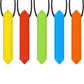Xtra Tough (XT) Sensory Chew Necklace for Kids, Boys or Girls (5 Pack) - Chewing Necklace Teething Necklace Teether Necklace Che