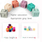 Litand Soft Stacking Blocks for Baby - Sensory Montessori Toys Toddler Activities - Gifts for Boy Girl 6 9 12 18 Months 1 2 3 Ye
