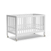 MAMAZING EvoNest Baby Crib, 11 in 1 Convertible Mini Crib with Wheels, 100% New Zealand Pinewood Growing Bed, 4 Adjustable Mattr