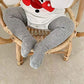 Cecorc Baby Girls Tights Toddler Cable Knit Leggings Infants Stockings Cotton Pantyhose,3-6 Months,4Pack,Black/White/Grey/Ginger