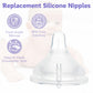 Silicone Bottle Nipples Compatible With Lansinoh Bottles, 4 Pack Replacement Bottle Nipple, Leak-Proof, Bpa-Free, Anti-Colic, Si