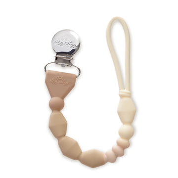 Itzy Ritzy Silicone Pacifier Clip; 100% Food Grade Silicone Pacifier Strap With Clip Keeps Pacifiers, Teethers & Small Toys In P