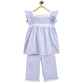 Cherry Crumble Kids Girls Cosy Printed Nightsuit Pajama Set (CTWS2GNSUIT5304_Blue_912 Months)