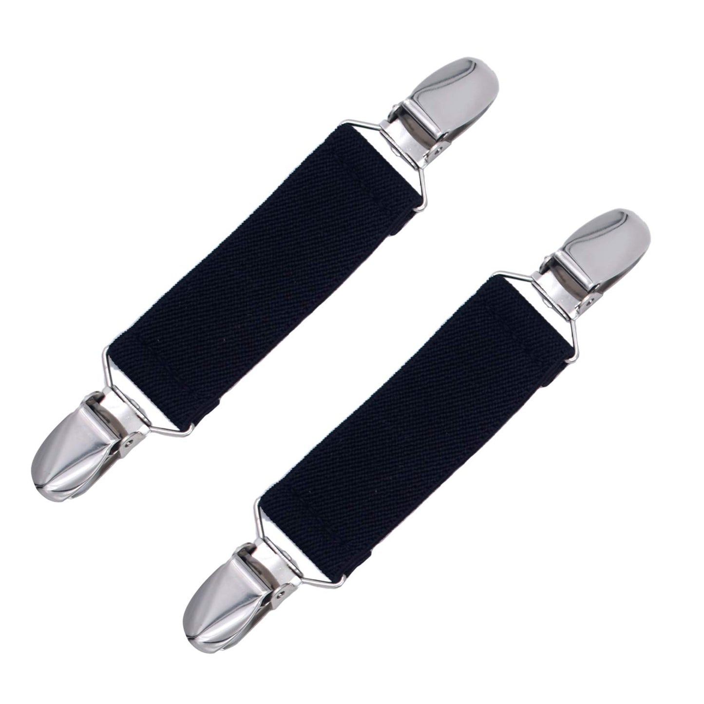 Elastic Mitten Clips Toddler Mitten And Glove Clips Stainless Steel Gloves Clips For Baby Kids Clothing Clips 2Black