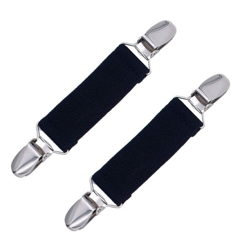Elastic Mitten Clips Toddler Mitten And Glove Clips Stainless Steel Gloves Clips For Baby Kids Clothing Clips 2Black