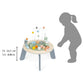 Janod J04402 Sweet Cocoon Wooden Activity Multi-Play Table Toddlers - Fine Motor Development - Non-Slip Feet - Water Painted and