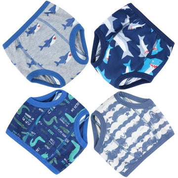 Moomoo Baby Training Underwear 4 Packs Absorbent Toddler Potty Training Pants For Boys And Girls-Cotton Animal Print 6T