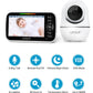 Uksup Sm663V2 Baby Monitor With 2 Cameras - 5' Display Video Baby Monitor With Remote Pan & Tilt, 2X Zoom,Auto Night Vision, 2