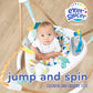 Evenflo Exersaucer Woodland Wonder Baby Activity Center - 13+ Colorful Activities With Full 360-Degree Spin And Enhanced Springs