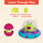 B. toys - Vehicle Bumper Space Car - Light - Up - Simple Remote Control Car for Toddlers with Alien Driver - Marky Mars - 12+ Mo