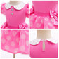 Fmyfwy Baby Girls Minnie Princess Costume Halloween Christmas Birthday Party Romper Tutu Dress W/Headband Hot Pink 70