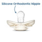 Razbaby Keep-It-Kleen Baby Pacifier 2-Pack Closes When Dropped - Bpa-Free Silicone Orthodontic Nipple, Ideal For Travel, Nipple