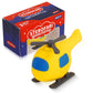 Sterofari Light Up Bath Toy -Helicopter , 100% Food Grade Silicone Bathtub Toys, Shake-Activated Light Up Airplane Toy Flash & L