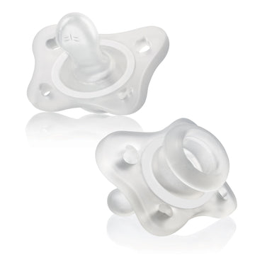 Chicco Physioforma 100% Soft Silicone Mini One Piece Pacifier For Babies 0-2 Months | Bpa & Latex Free | Reusable Sterilizing Ca