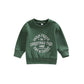 Toddler Baby Christmas Outfit Girl Boy Crewneck Sweatshirt Letter Print Long Sleeve Sweater Shirt Fall Clothes (Christmas Tree F
