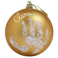Baby Art My Christmas Fairy, Handprint Christmas Decoration Kit, 0+Months, 10 cm (Dia.), Gold