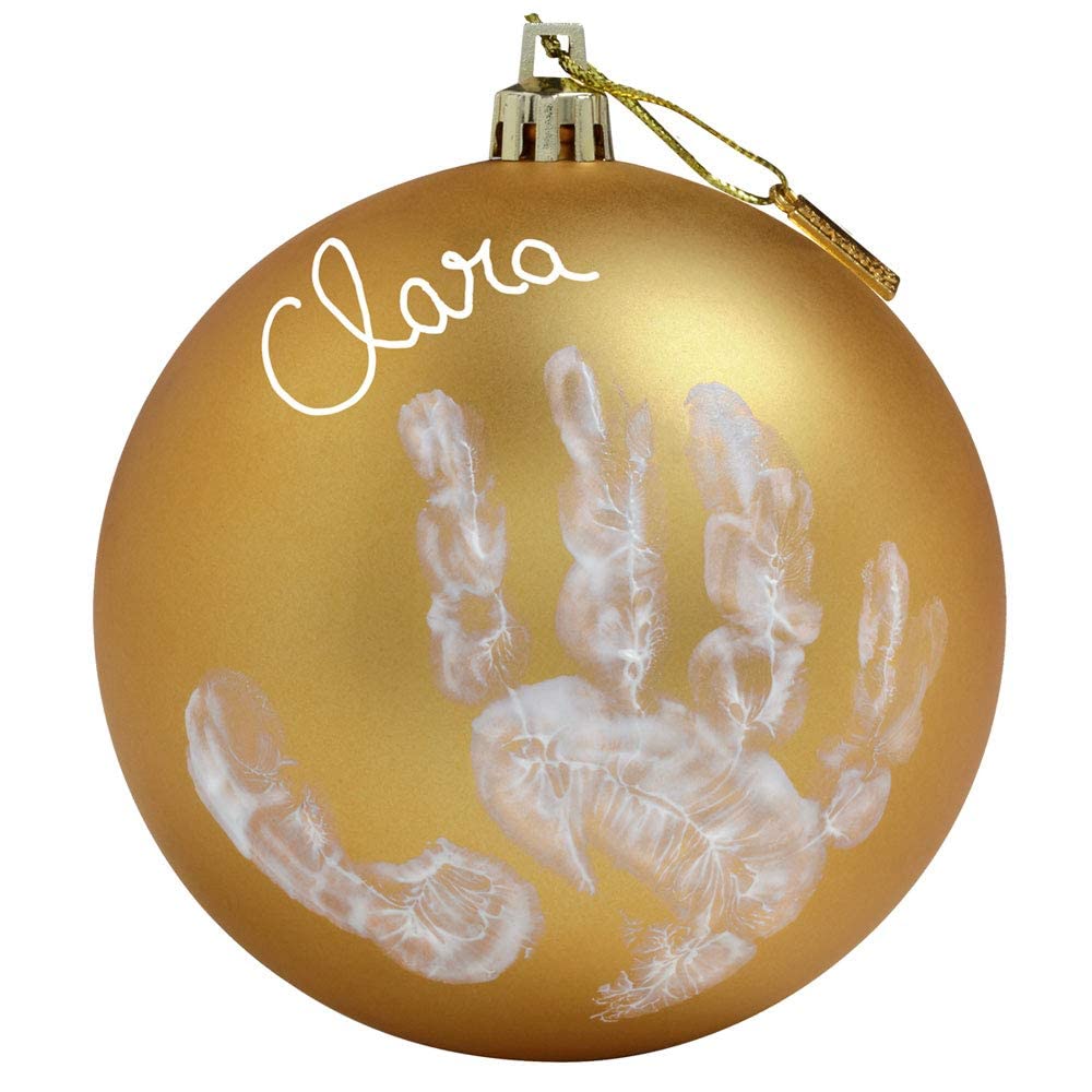 Baby Art My Christmas Fairy, Handprint Christmas Decoration Kit, 0+Months, 10 cm (Dia.), Gold