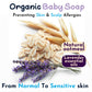 Tinoq Baby Wash And Shampoo | Organic Baby Soap Bar | Hypoallergenic | Baby Bath Soap Sensitive Skin | Relaxing Lavender Oil & O