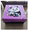 Bless Kraft Newborn Ultrasoft Double Layered Printed Wrapper Cum Baby Blanket for Babies (122L x 87W cm, Mauve)
